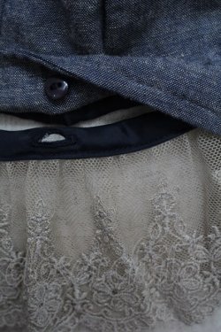 画像4: axes femme / 裾レースベスト  ブルー S-26-01-04-011-AX-BL-HR-ZS