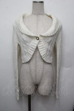 画像1: LIZ LISA / ニットボレロ  オフ S-26-01-04-002-LO-TO-AS-ZS