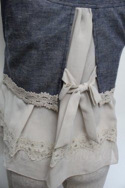 画像4: axes femme / バックレース使いベスト  ブルー S-26-01-04-012-AX-TO-HR-ZS