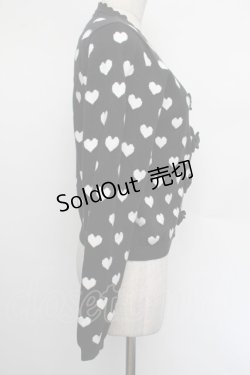 画像3: BABY,THE STARS SHINE BRIGHT / ハートジャガードカーディガン  黒 S-26-01-04-017-BA-TO-AS-ZS