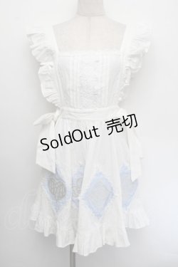 画像1: 絵本少女（海外ロリータブランド） / アリスエプロン  白 S-26-01-04-021-LO-OP-AS-ZS