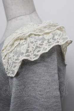 画像3: axes femme / ラインストーンチュニック  グレーｘキナリ S-26-01-04-003-AX-OP-HR-ZS