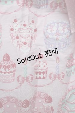画像3: Angelic Pretty / Happy Cakesシャーリングジャンパースカート  ピンク S-26-01-04-026-AP-OP-AS-ZS