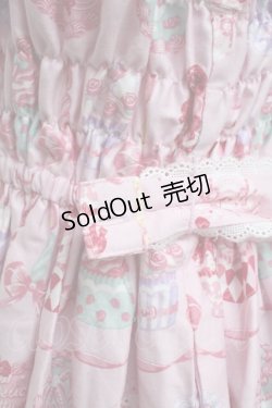 画像5: Angelic Pretty / Happy Cakesシャーリングジャンパースカート  ピンク S-26-01-04-026-AP-OP-AS-ZS