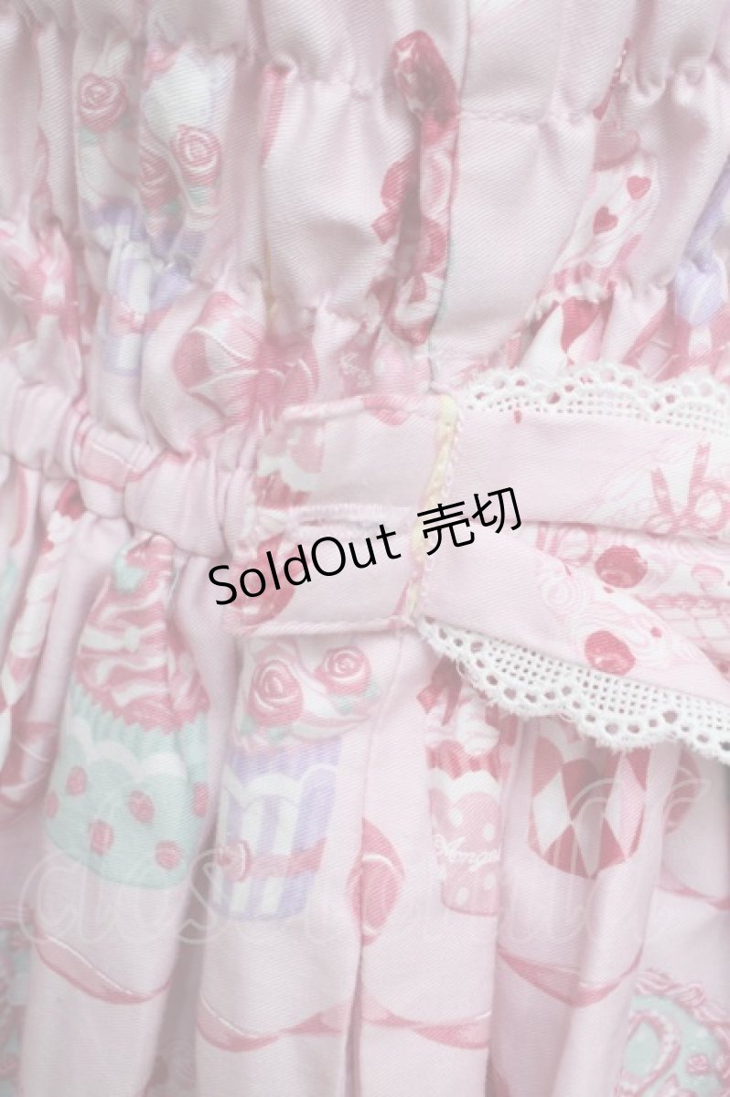 画像6: Angelic Pretty / Happy Cakesシャーリングジャンパースカート  ピンク S-26-01-04-026-AP-OP-AS-ZS (6)