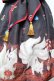 画像4: axes femme kawaii / 彼岸の白狐会柄ジャンスカ  黒 S-26-01-08-043-AX-OP-AS-ZS (4)