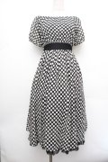 PINK HOUSE / ドットワンピース  黒ｘ白 S-26-01-08-044-LO-OP-AS-ZS