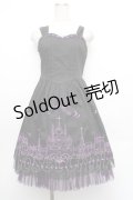 LOLITA / ワンピース  黒ｘ紫 S-26-01-08-046-LO-OP-AS-ZS