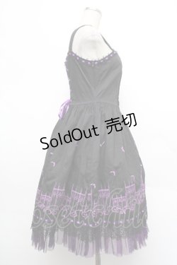 画像2: LOLITA / ワンピース  黒ｘ紫 S-26-01-08-046-LO-OP-AS-ZS