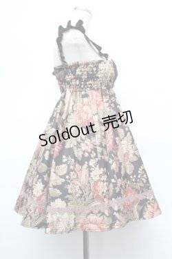 画像2: axes femme / ゴブラン柄チュニック  黒 S-26-01-08-047-AX-OP-HR-ZS