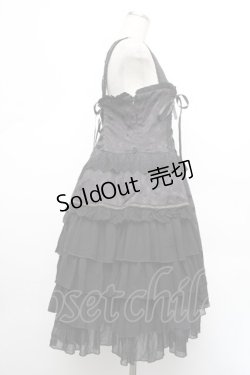 画像2: Angel's Heart / ジャガードジャンパースカート  黒 S-26-01-08-048-EL-OP-AS-ZS