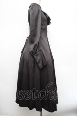 画像2: ATELIER PIERROT / 後ろレースアップワンピース  黒 S-26-01-08-052-EL-OP-AS-ZS