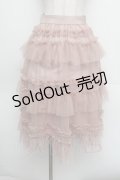 FLC / 星名桜子 チュールスカート  ピンク S-26-01-08-054-LO-SK-AS-ZS