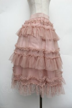 画像2: FLC / 星名桜子 チュールスカート  ピンク S-26-01-08-054-LO-SK-AS-ZS