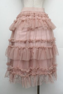 画像3: FLC / 星名桜子 チュールスカート  ピンク S-26-01-08-054-LO-SK-AS-ZS