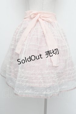 画像3: axes femme POETIQUE / メッセージ刺繍スカート  ピンク S-26-01-08-055-AX-SK-AS-ZS