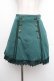 画像1: axes femme / フロントボタンスカート  グリーン S-26-01-08-062-AX-SK-HR-ZS (1)