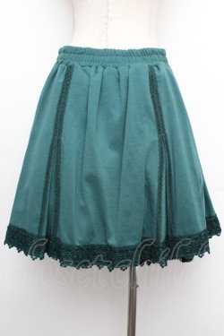 画像3: axes femme / フロントボタンスカート  グリーン S-26-01-08-062-AX-SK-HR-ZS