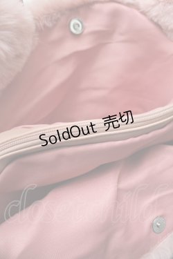 画像3: PINK HOUSE / PINK HOUSE×misako aoki くまみみファーバッグ  ピンク S-26-01-08-012-LO-BG-HR-ZS