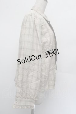 画像3: axes femme / ネクタイ付きブラウス  ベージュ S-26-01-08-018-AX-BL-AS-ZS