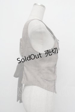 画像2: axes femme POETIQUE / フロントジップショートベスト  ブラウン S-26-01-08-020-AX-TO-AS-ZS