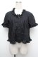 画像1: WONDERFUL WORLD / ピンタックブラウス  黒 S-26-01-08-024-LO-TO-AS-ZS (1)