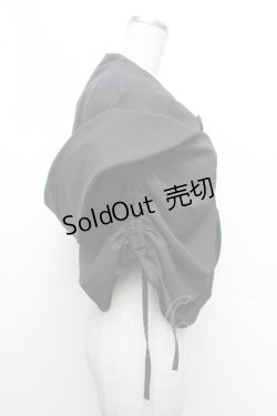 画像2: ATELIER BOZ / hideコラボ・メモリアルＨ フードケープ  黒ｘワイン S-26-01-08-027-EL-JA-HR-ZS