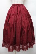 Innocent World / シャーロットペチスカート M ワイン S-26-01-09-031-IW-SK-AS-ZS