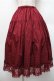 画像1: Innocent World / シャーロットペチスカート M ワイン S-26-01-09-031-IW-SK-AS-ZS (1)