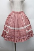 Angelic Pretty / レースピンタックスカート  ピンク S-26-01-09-033-AP-SK-AS-ZS