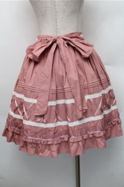 画像2: Angelic Pretty / レースピンタックスカート  ピンク S-26-01-09-033-AP-SK-AS-ZS