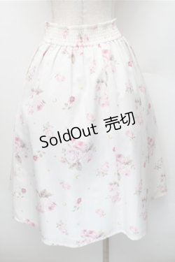 画像2: LIZ LISA / スターリースカイローズスカート  白 S-26-01-09-035-LO-PA-HR-ZS