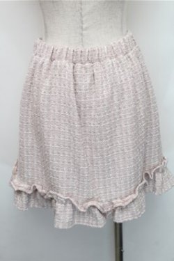 画像2: Princess Melody / ビジューｘツイードスカート  ピンク S-26-01-09-036-EL-SK-HR-ZT133