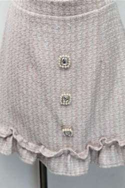 画像3: Princess Melody / ビジューｘツイードスカート  ピンク S-26-01-09-036-EL-SK-HR-ZT133