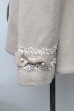 画像4: Innocent World / ブロンシュウールハーフコート M ベージュ S-26-01-09-005-IW-CO-HR-ZS