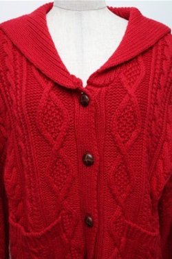 画像3: PINK HOUSE / セーラーカラーカーディガン  赤 S-26-01-09-007-LO-TO-AS-ZT028