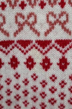 画像3: PINK HOUSE / ロージーローズカーディガン  白ｘ赤 S-26-01-09-008-LO-TO-AS-ZT021