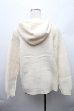 画像2: PINK HOUSE / ロゴニットパーカー  オフｘ赤 S-26-01-09-002-LO-TO-AS-ZT611