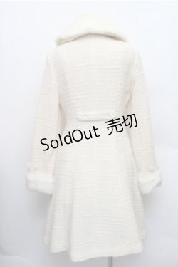 画像2: Innocent World / ファンシーツィードコート  アイボリー S-26-01-09-017-IW-CO-HR-ZS