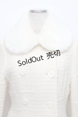 画像3: Innocent World / ファンシーツィードコート  アイボリー S-26-01-09-017-IW-CO-HR-ZS