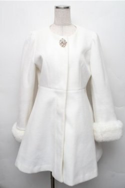 画像3: evelyn / ビジューコート  白 S-26-01-09-018-LO-CO-AS-ZS