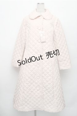 画像1: PINK HOUSE / キルティングロングコート  オフ S-26-01-09-020-LO-CO-AS-ZS