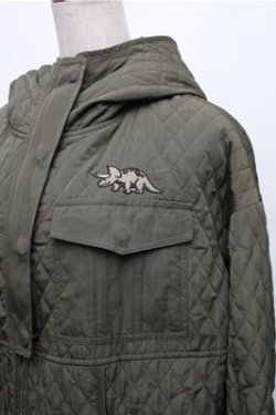 画像3: Candy Stripper / キルティングコート  カーキ S-26-01-09-025-PU-JA-AS-ZTC002