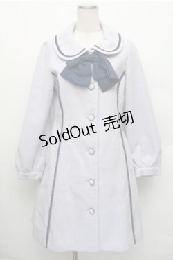 画像1: axes femme POETIQUE / バイカラーロングコート  ラベンダー S-26-01-09-026-AX-OP-HR-ZTC028