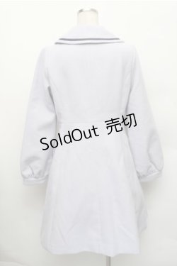 画像2: axes femme POETIQUE / バイカラーロングコート  ラベンダー S-26-01-09-026-AX-OP-HR-ZTC028