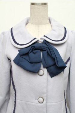 画像3: axes femme POETIQUE / バイカラーロングコート  ラベンダー S-26-01-09-026-AX-OP-HR-ZTC028