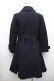 画像2: Jane Marple / COATLamb melton gored coat  紺 S-26-01-09-027-JM-CO-ET-ZTC014 (2)