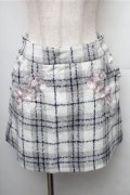 LIZ LISA / チェック台形スカート  グレー S-26-01-09-029-LO-SK-AS-ZS