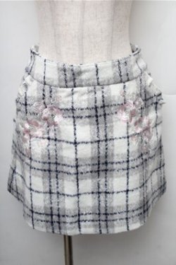 画像1: LIZ LISA / チェック台形スカート  グレー S-26-01-09-029-LO-SK-AS-ZS