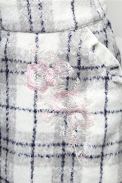 画像3: LIZ LISA / チェック台形スカート  グレー S-26-01-09-029-LO-SK-AS-ZS